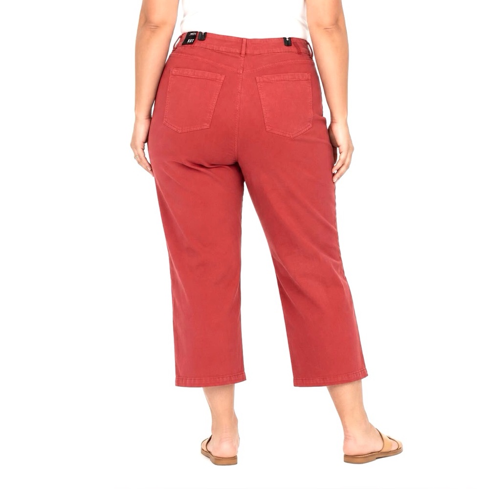 Kut From the Kloth Womens Jeans Size 24W Charlotte High Rise Crop Straight - Picture 3 of 7